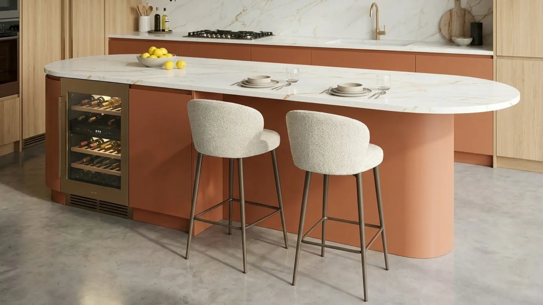 Custom kitchen cabinet carpentry with aluminium and wood options for Johor Bahru wet and dry kitchens
